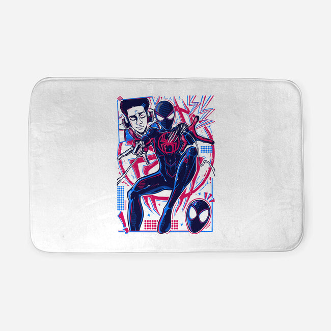 Spiderman Miles Morales-None-Memory Foam-Bath Mat-Panchi Art