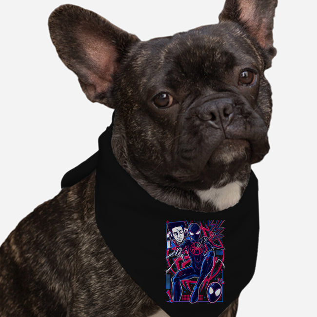 Spiderman Miles Morales-Dog-Bandana-Pet Collar-Panchi Art