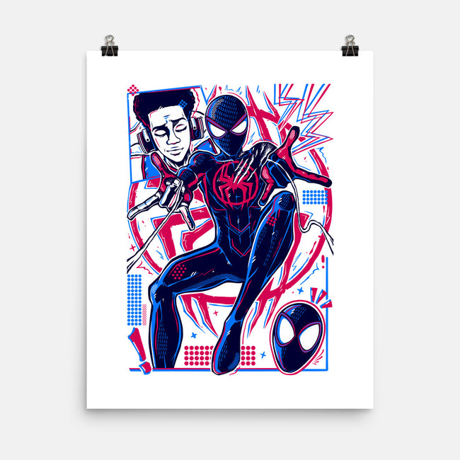 Spiderman Miles Morales-None-Matte-Poster-Panchi Art