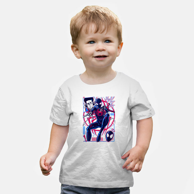 Spiderman Miles Morales-Baby-Basic-Tee-Panchi Art