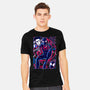 Spiderman Miles Morales-Mens-Heavyweight-Tee-Panchi Art