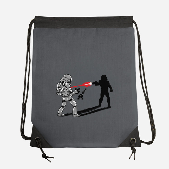 Shadow Battle-None-Drawstring-Bag-zascanauta