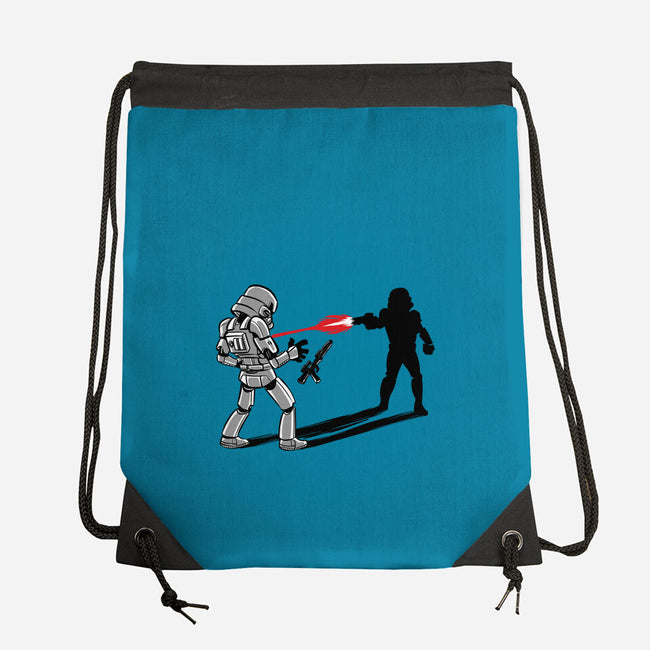 Shadow Battle-None-Drawstring-Bag-zascanauta