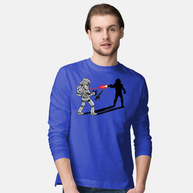 Shadow Battle-Mens-Long Sleeved-Tee-zascanauta