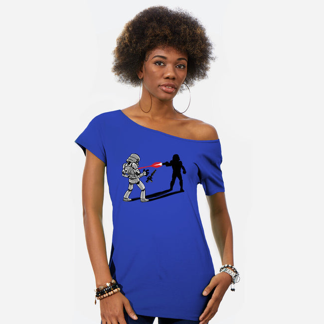 Shadow Battle-Womens-Off Shoulder-Tee-zascanauta