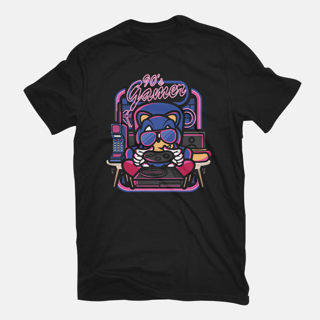 90s Gamer Room-Mens-Heavyweight-Tee-jrberger