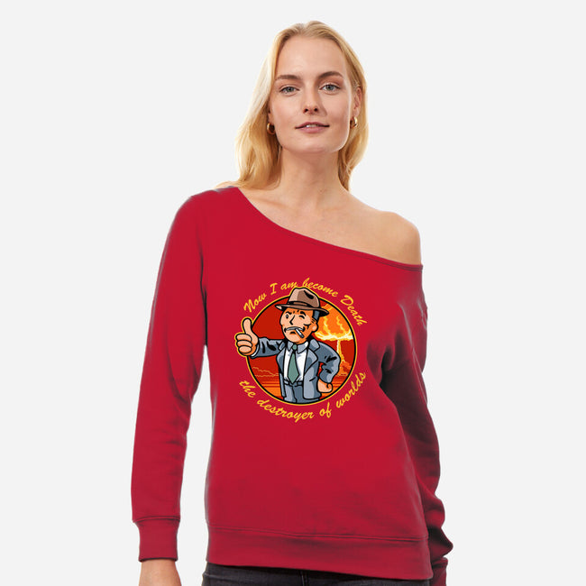 Oppen Boy-Womens-Off Shoulder-Sweatshirt-demonigote