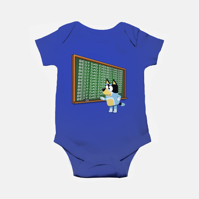 Best Dad Ever-Baby-Basic-Onesie-MaxoArt