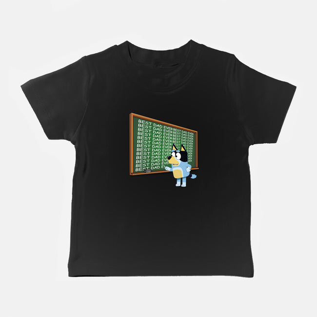 Best Dad Ever-Baby-Basic-Tee-MaxoArt