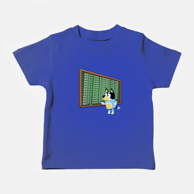 Best Dad Ever-Baby-Basic-Tee-MaxoArt