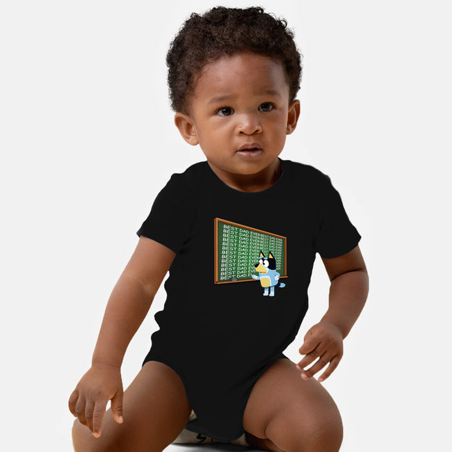 Best Dad Ever-Baby-Basic-Onesie-MaxoArt