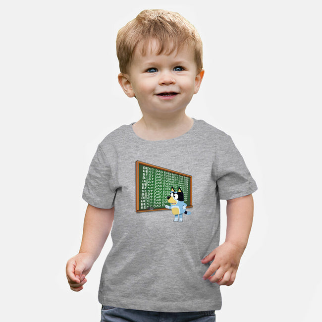 Best Dad Ever-Baby-Basic-Tee-MaxoArt