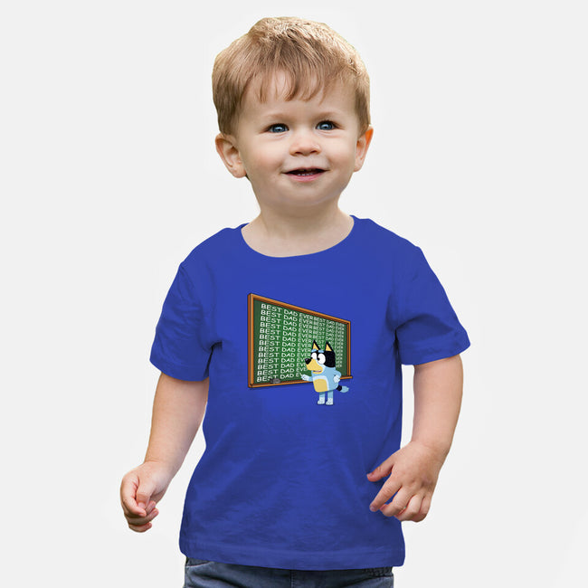 Best Dad Ever-Baby-Basic-Tee-MaxoArt