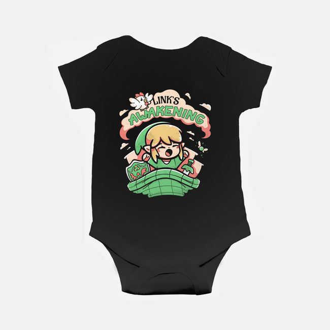 Link's Awakening-Baby-Basic-Onesie-Ca Mask