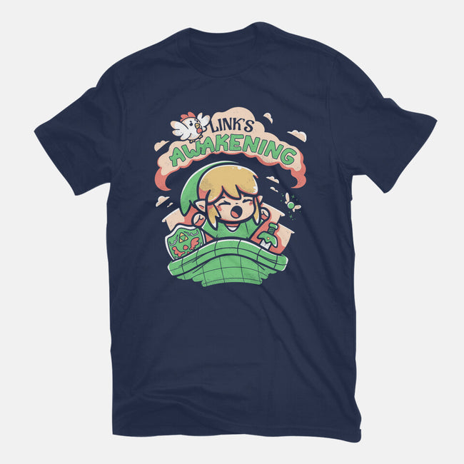 Link's Awakening-Womens-Fitted-Tee-Ca Mask