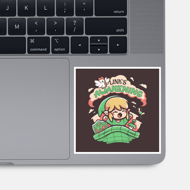 Link's Awakening-None-Glossy-Sticker-Ca Mask