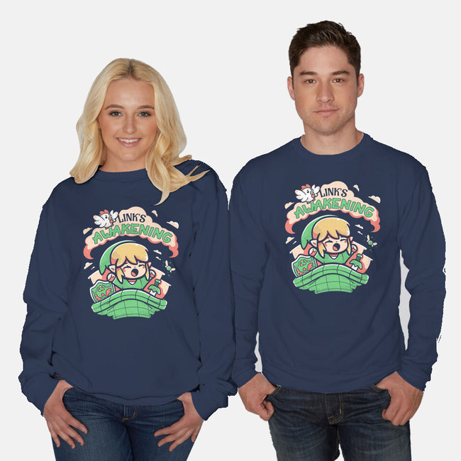 Link's Awakening-Unisex-Crew Neck-Sweatshirt-Ca Mask