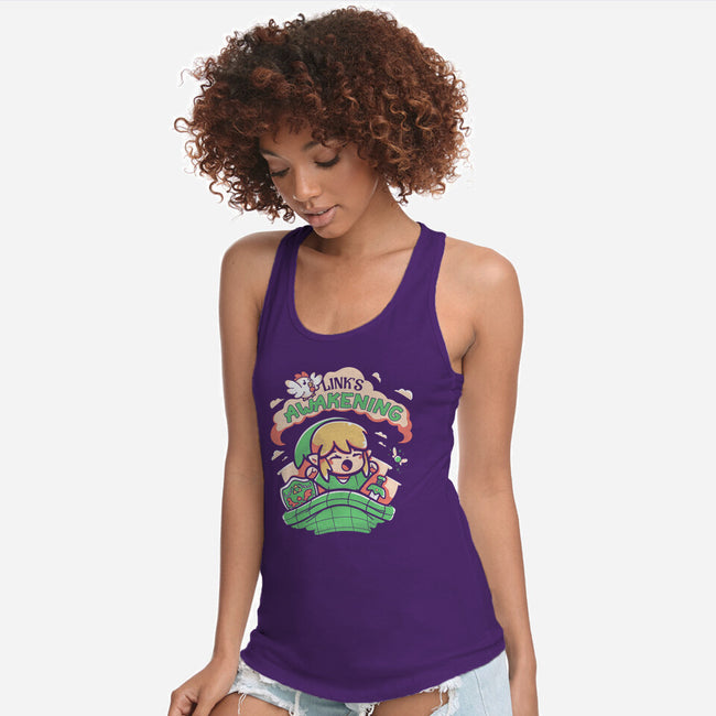 Link's Awakening-Womens-Racerback-Tank-Ca Mask