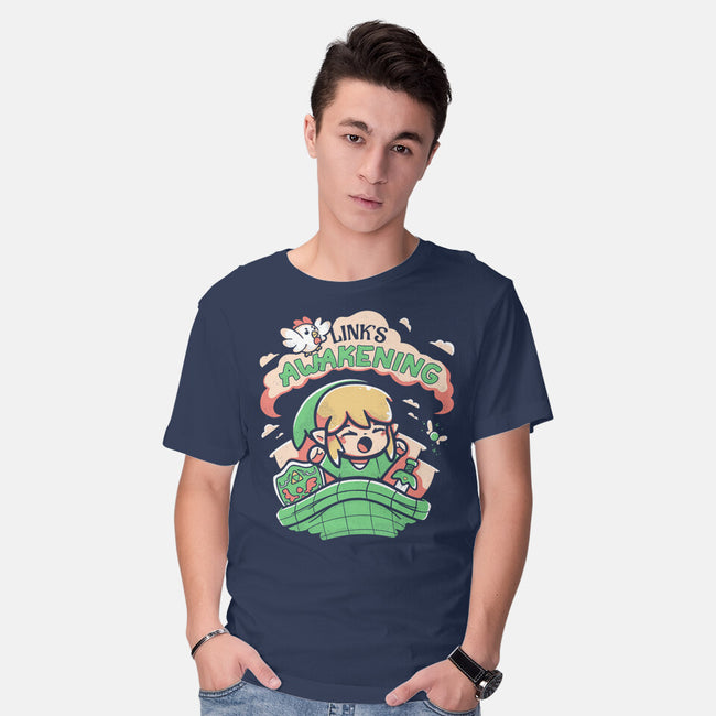 Link's Awakening-Mens-Basic-Tee-Ca Mask