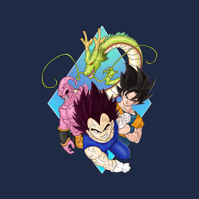 Dragon Ball Crew-Mens-Basic-Tee-MaxoArt