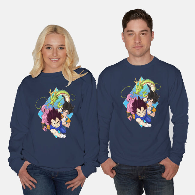 Dragon Ball Crew-Unisex-Crew Neck-Sweatshirt-MaxoArt