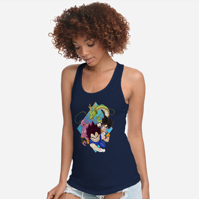 Dragon Ball Crew-Womens-Racerback-Tank-MaxoArt