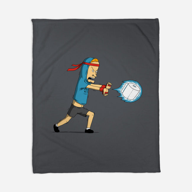 Stupid Fighter-None-Fleece-Blanket-pigboom