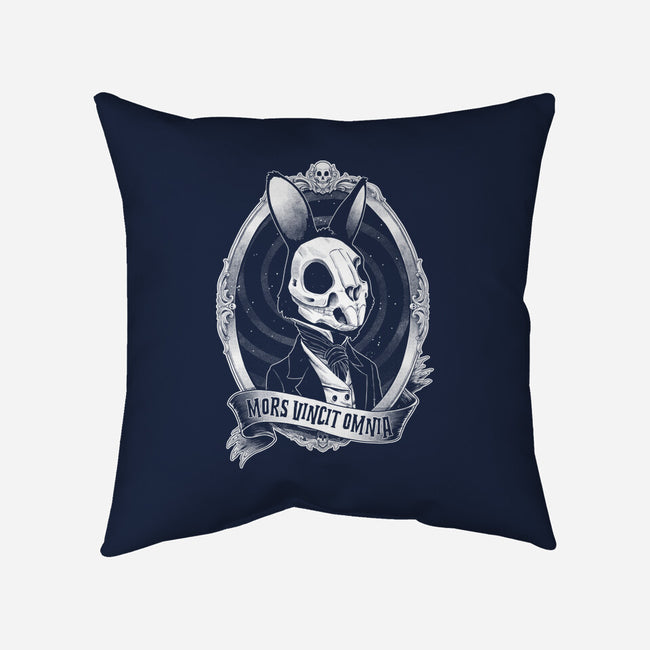 Gothic Rabbit-None-Removable Cover-Throw Pillow-Studio Mootant