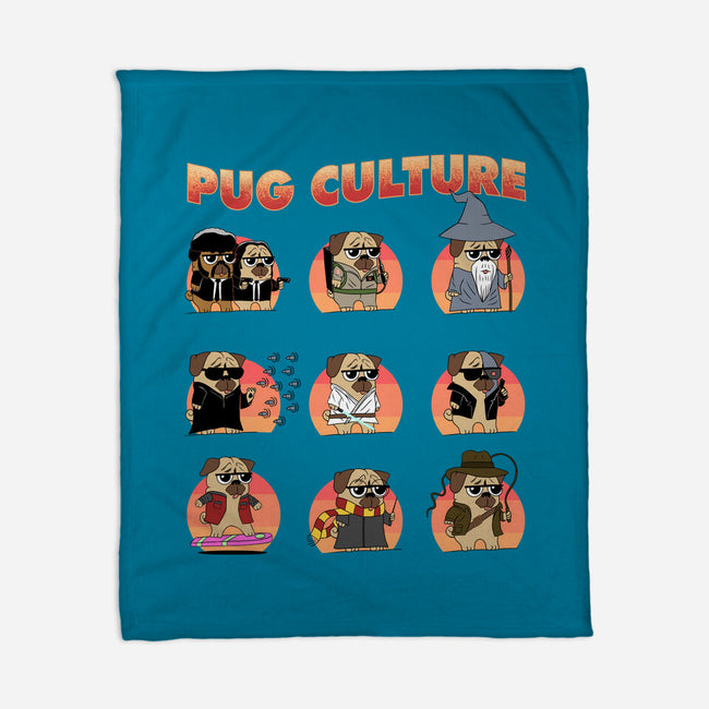 Pug Culture-None-Fleece-Blanket-sachpica