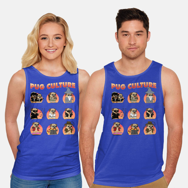 Pug Culture-Unisex-Basic-Tank-sachpica