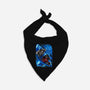 Blue Susanoo-Cat-Bandana-Pet Collar-alanside