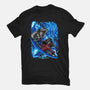 Blue Susanoo-Mens-Heavyweight-Tee-alanside