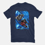 Blue Susanoo-Womens-Fitted-Tee-alanside