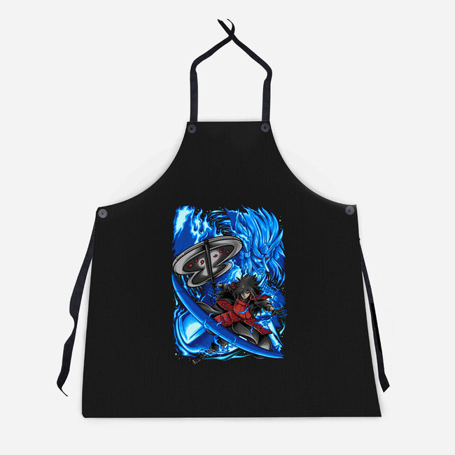 Blue Susanoo-Unisex-Kitchen-Apron-alanside