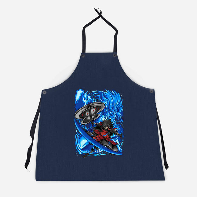 Blue Susanoo-Unisex-Kitchen-Apron-alanside