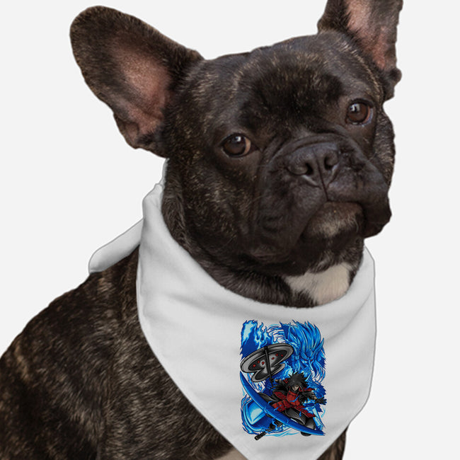 Blue Susanoo-Dog-Bandana-Pet Collar-alanside