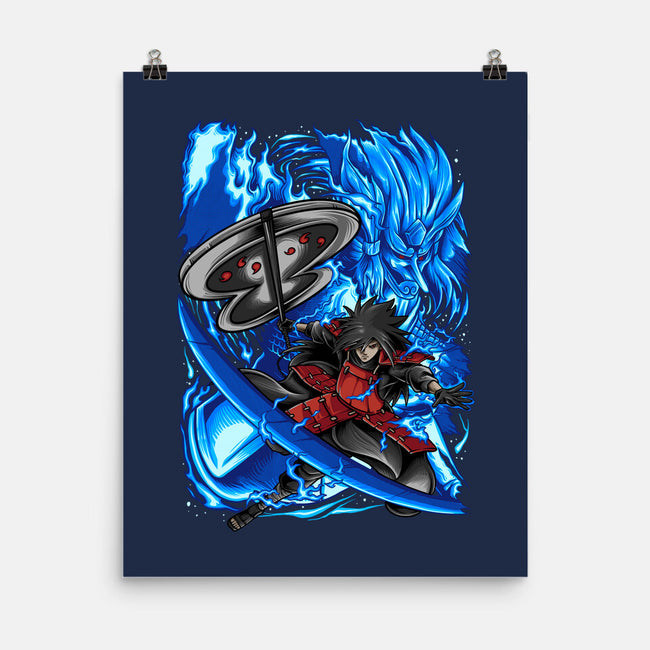 Blue Susanoo-None-Matte-Poster-alanside