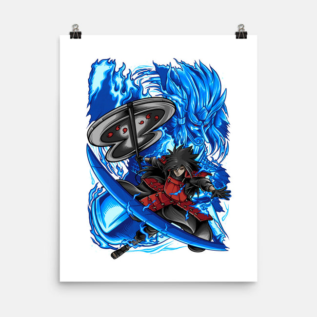 Blue Susanoo-None-Matte-Poster-alanside