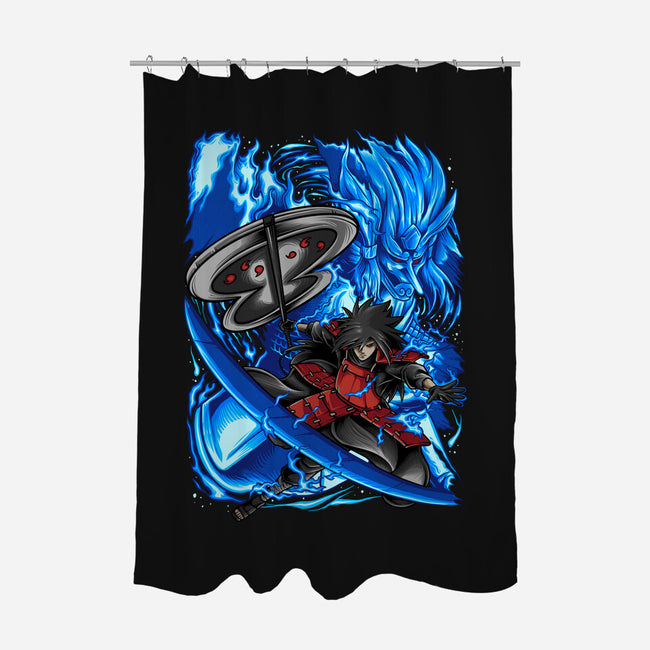 Blue Susanoo-None-Polyester-Shower Curtain-alanside