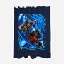 Blue Susanoo-None-Polyester-Shower Curtain-alanside