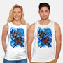 Blue Susanoo-Unisex-Basic-Tank-alanside