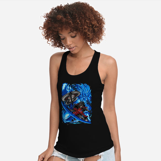 Blue Susanoo-Womens-Racerback-Tank-alanside