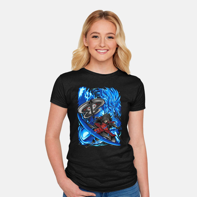 Blue Susanoo-Womens-Fitted-Tee-alanside