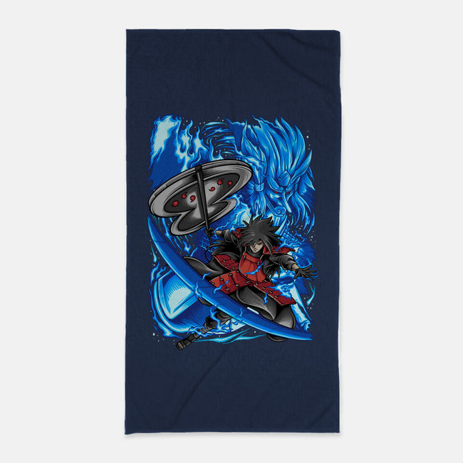 Blue Susanoo-None-Beach-Towel-alanside