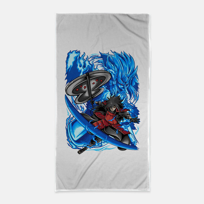 Blue Susanoo-None-Beach-Towel-alanside