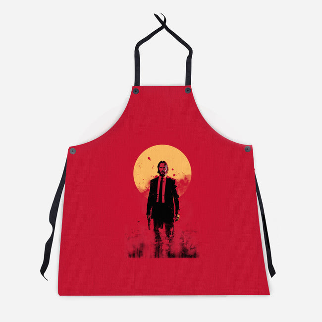 The Boogeyman Under The Sun-Unisex-Kitchen-Apron-ddjvigo