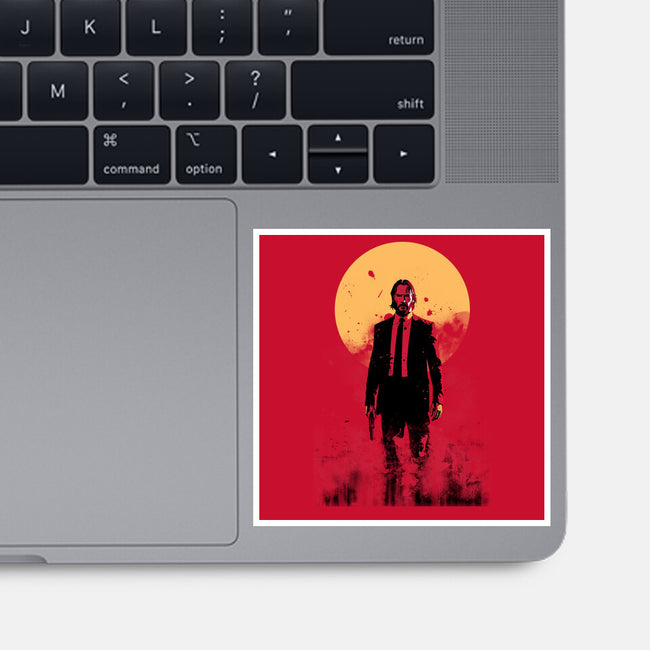 The Boogeyman Under The Sun-None-Glossy-Sticker-ddjvigo