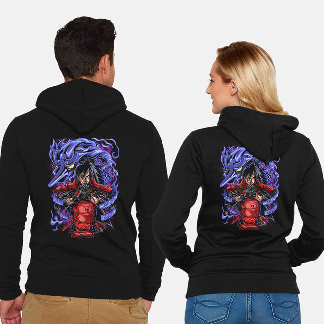 Madara Uchiha-Unisex-Zip-Up-Sweatshirt-Nihon Bunka