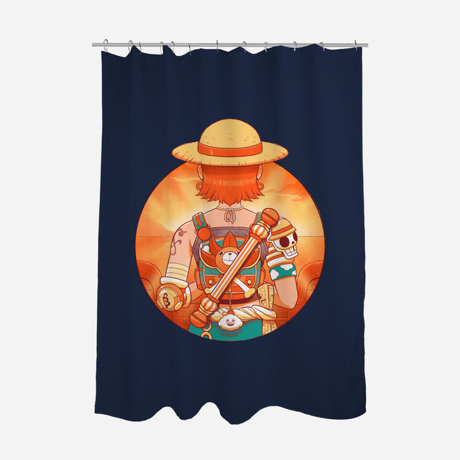 Summer Piece-None-Polyester-Shower Curtain-Bruno Mota