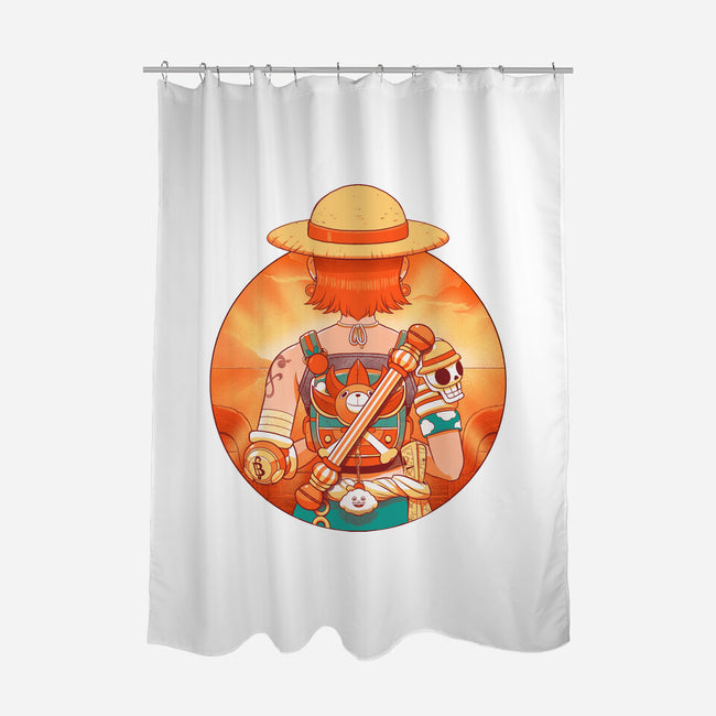 Summer Piece-None-Polyester-Shower Curtain-Bruno Mota